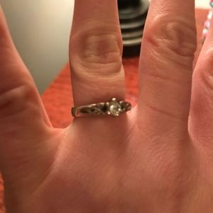 Diamond Celtic Engagement Ring